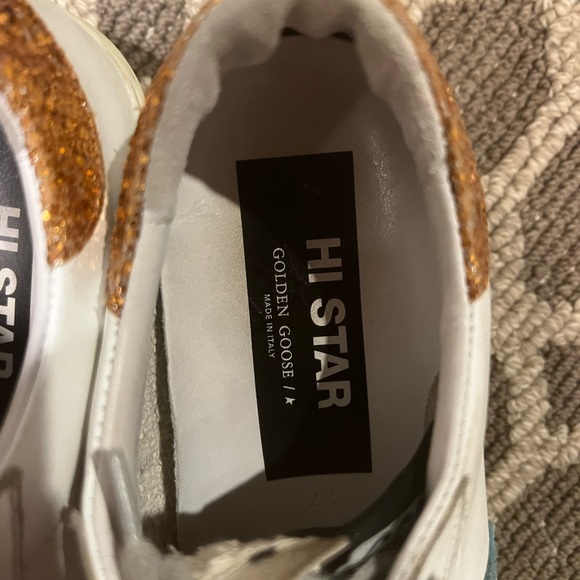 Golden goose hi star COL Q2 white leather sky sz.37 - Picture 5 of 10
